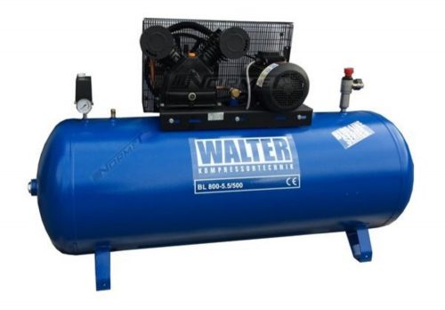 Маслен компресор Walter BL800 500л 10 бара