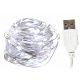  ЛАМПИ на тел 100 LED, USB дължина 10м