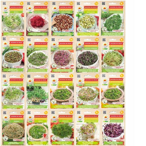  Комплект семена за здраве Sprouts Fit 20 пакета