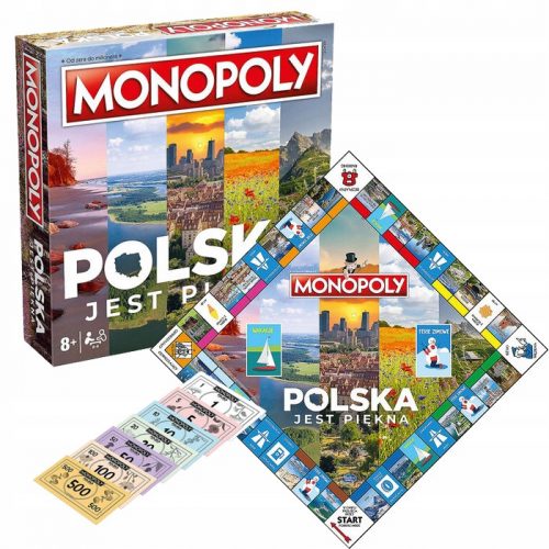  Настолната игра Winning Moves Monopoly Polska е красива