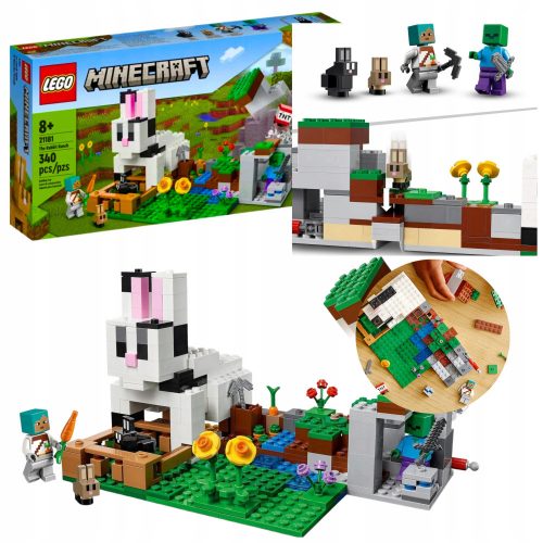  LEGO Classic 21183341 LEGO MINECRAFT ЗАЙЦИ ФЕРМА ЗА ЗАЕКИ