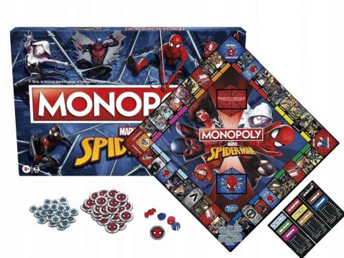  Hasbro Monopoly: Настолна игра Marvel Spider-Man