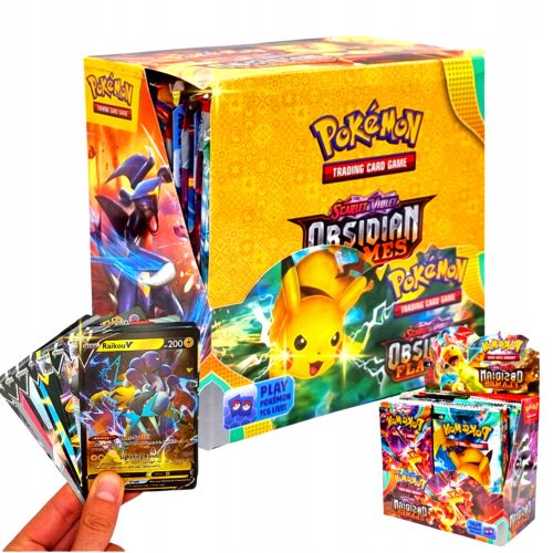  POKEMON CARDS MEGA BOX 360 КОЛЕКЦИОНЕРСКИ КАРТИ ЗА ФЕН + 20 PALDEA CARDS + POKEMON SCARLET&VIOLET CARDS PALDEA EVOLVED ЧУВАЛ ОТ 10 КАРТИ