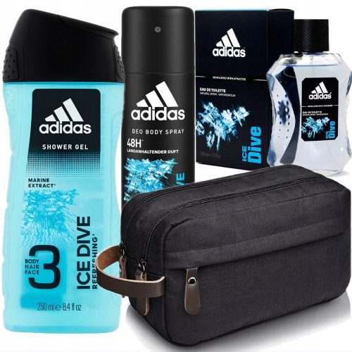 ADIDAS ICE DIVE SET EDT 50 + DEO 150 + S/G 250