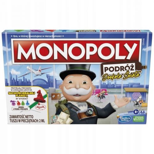  Настолна игра Hasbro Monopoly Trip Around the World