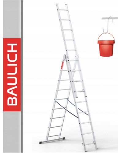 Стълба Baulich 5,72 м алуминий 3 х 10 до 150 кг