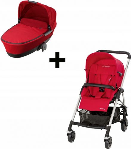  Maxi-Cosi Street Plus Travel System интензивно червена количка 2в1