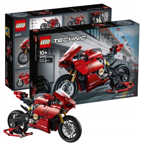  LEGO Technic BARKOS_PL LEGO TECHNIC DUCATI PANIGALE V4 МОТОЦИКЛЕТ МОДЕЛ 223426 + LEGO Technic ПРОДУКТОВА КАРТА 6345333