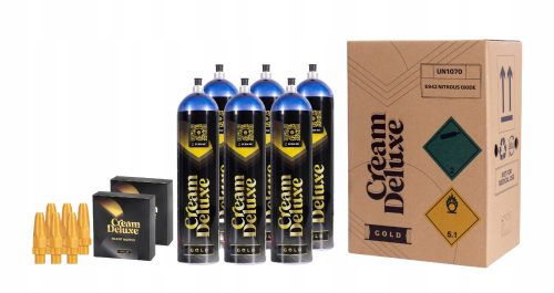 Cream Deluxe Gold 640g Зарядно за крем Six pack