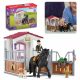  SLH42437 Schleich Horse Club-Кошарка, кош за коне Tori&Princess