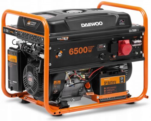 Преносим трифазен генератор Daewoo 6500 W бензин