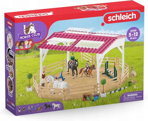  Schleich 42389 Училище по езда с жокеи и коне