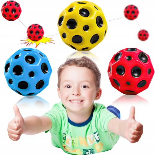 JUMPING BALL HIGH Топка за скачане METEOR BALL ПОДАРЪК 3 бр