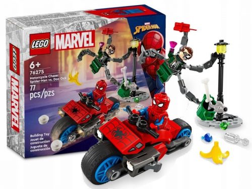  LEGO Super Heroes 76275 Мотоциклетно преследване: Спайдърмен срещу. Док Ок