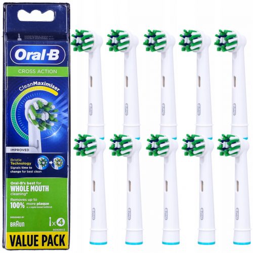  ОРИГИНАЛНИ ORAL-B CROSS ACTION EB50 10БР