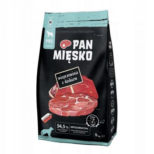  Pan Mięsko суха свинска храна 9 кг