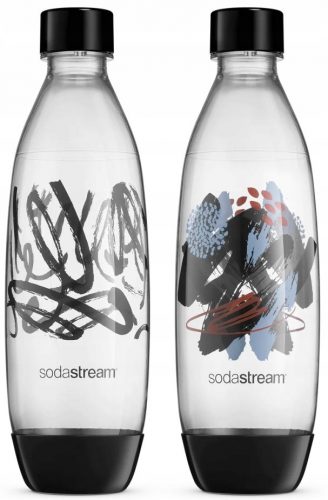  SodaStream Fuse 2x1L черни бутилки за съдомиялна машина