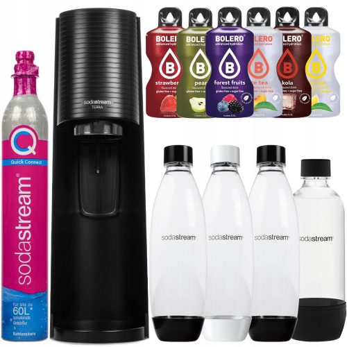  SodaStream Terra комплект черен 16 бр.