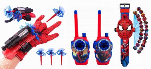  NET LAUNCHER РЪКАВИЦА + ЧАСОВНИК + WALKIE TALKIE SPIDER-MAN