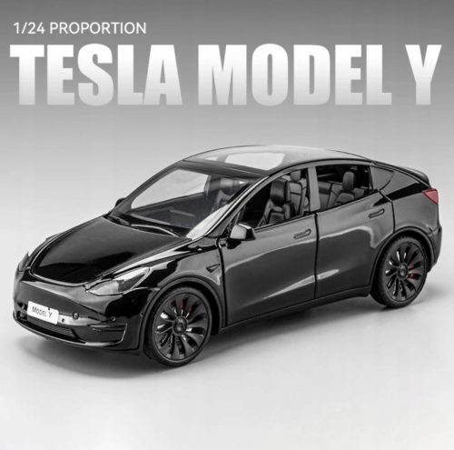  Tesla Model Y 1:24 Отваряща се LED светлина от метал