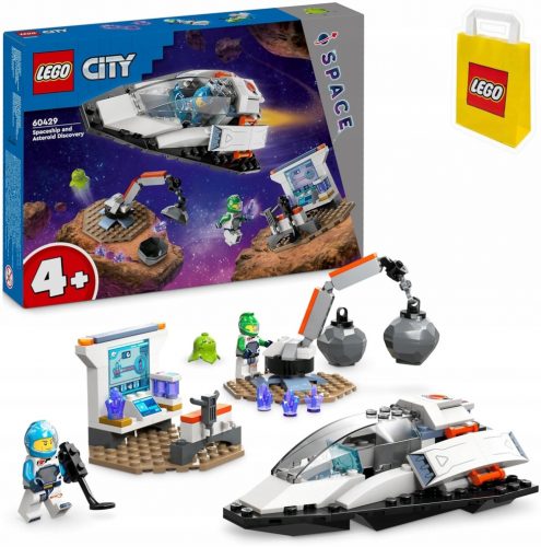  LEGO City 60429 Космически кораб и изследване на астероиди + LEGO хартиена торба