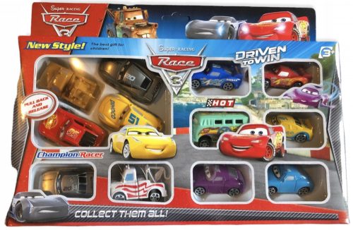  ZIGZAK MCQUEEN ZŁOMEK CARS SET 12в1