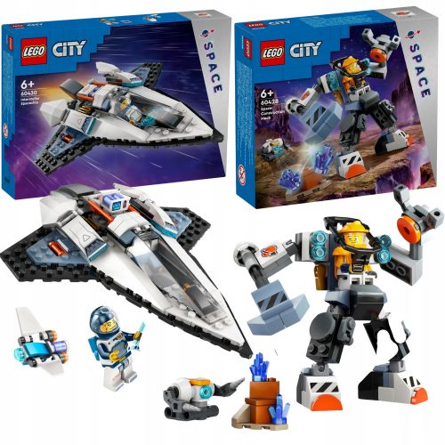  LEGO City 60430 Междузвезден космически кораб + LEGO City 60428 Space Mech