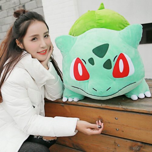  MEGA LARGE BULBASAUR TUBE PLANT CUDDLE ПЛЮШЕНА ИГРАЧКА BEDDY BEAR 55cm