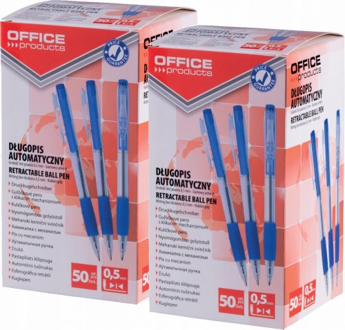  Синя прибираща се химикалка Office Products