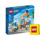  LEGO City 60363 Магазин за сладолед + VP LEGO хартиена торбичка, средна 41cmx34cmx11cm ПОДАРЪЧНА ЧАНТА