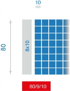 МРЕЖА ЗА ГОРСКА ОГРАДА 80/9/10 L 50MB + скоби КВАДРАТНА МРЕЖА