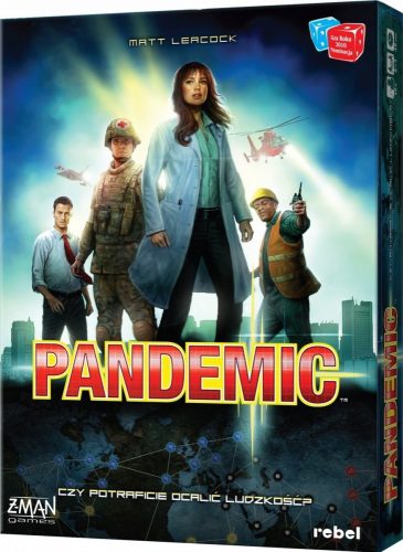  Настолна игра Rebel Pandemic (полско издание)