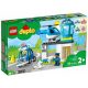  LEGO Duplo 6379240 Главен полицейски участък Автомобил хеликоптер фигурки големи тухли за 2-3 годишни деца