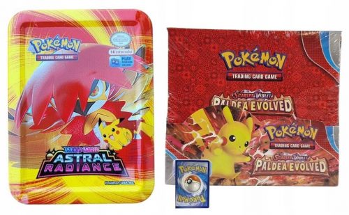  POKEMON MEGA BOX CARDS + CAN COLLECTOR ЛЕГЕНДАРЕН КОМПЛЕКТ 400 БР.