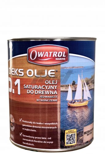 Owatrol D1 масло за защита на дърво, безцветно, 2,5 л