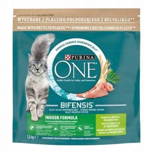  Purina ONE суха храна пуйка 1,5 кг