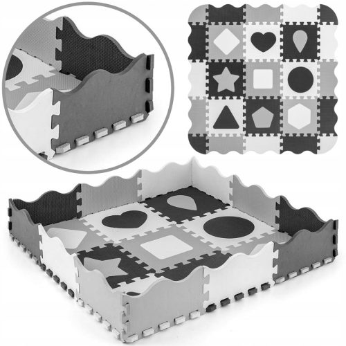  Подложка за пъзел Jolly 3x3 Shapes - Сива