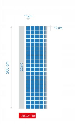 МРЕЖА ЗА ГОРСКА ОГРАДА 200/21/10 L 25MB + скоби КВАДРАТНА МРЕЖА