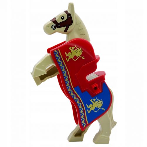  LEGO Horse of the Lion Crest with Armor Rug Blanket 10305 Нов ярък кон Horse of the Lion Crest