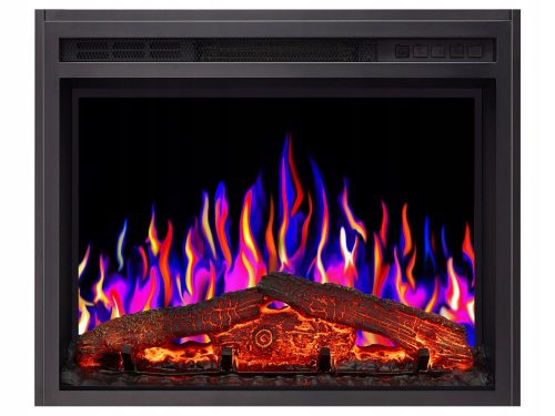 Камина за вграждане с функция за отопление, електрическа ArtiFlame черна 1800 W 61,2 x 50 x 19 cm