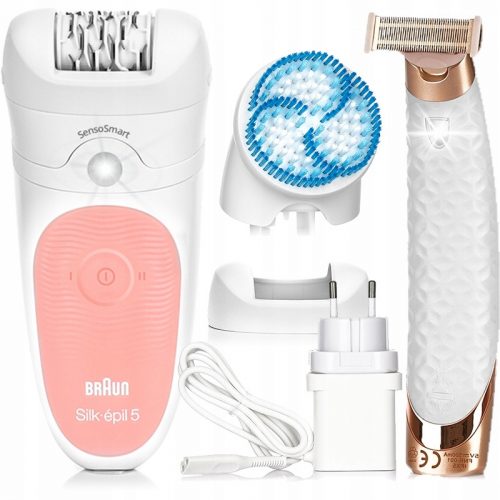  BRAUN ДЕПИЛАТОР Silk-epil 5 Wet&Dry + SHAR + МАСАЖ + ТРИМЕР - ExtremePack