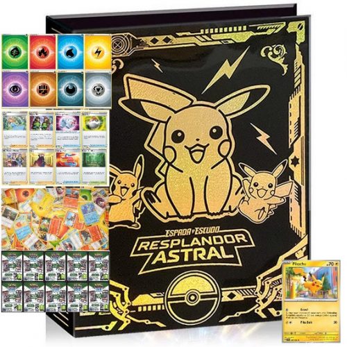  ОРИГИНАЛНИ POKEMON TCG КАРТИ x 30 + 8X КОД + ГОЛЯМ АЛБУМ КЛАС ЗА 432 КАРТИ