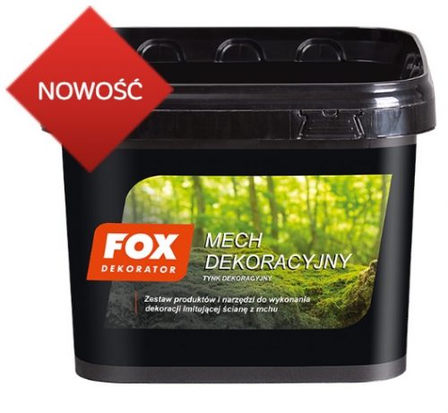 FOX DEKORATOR ДЕКОРАТИВНА мазилка MOSS 5 кг