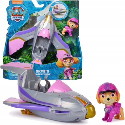  PAW PATROL JUNGLE PUPS КОМПЛЕКТ FALCON SKYE VEHICLE + ФИГУРА