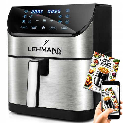  Фритюрник без мазнина Lehmann LHODF-1880D 1800 W 8л