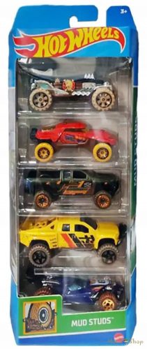  Hot Wheels x5 бр. MUD STUDS Off Road Jeppy HTV40 Подарък 5 пакета