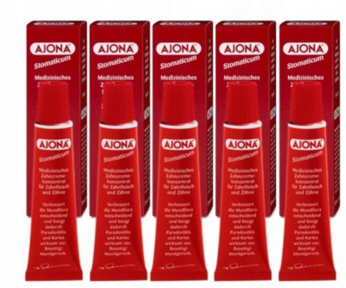  AJONA Паста за зъби Медицински концентрат 5x25ml DE