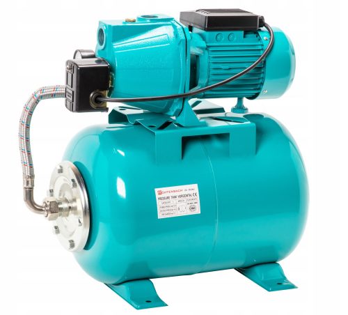  Повърхностна помпа Rohtenbach 1100 W 3600 l/h + DIAPPHARM TANK 24L ВЪГЛЕРОДНА СТОМАНА ХИДРОФОР ЗА ВОДНА ПОМПА