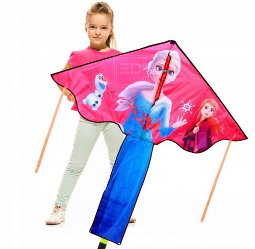 ГОЛЯМО ELSA Frozen KITE, ОГРОМНО, до 3 метра, ПОДСИЛЕНО