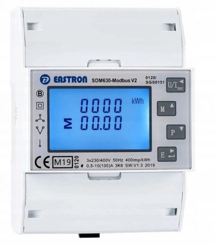 Трифазен брояч EASTRON SDM630M Modbus V2 100A MID